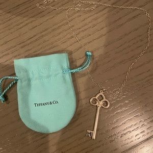 Tiffany & co large key necklace.